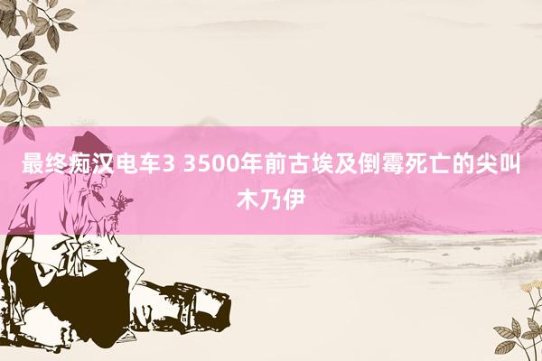 最终痴汉电车3 3500年前古埃及倒霉死亡的尖叫木乃伊