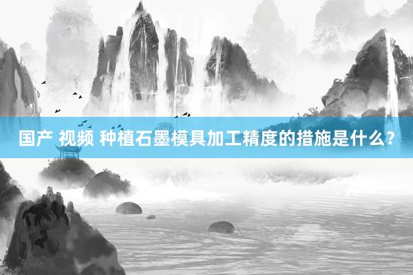 国产 视频 种植石墨模具加工精度的措施是什么？